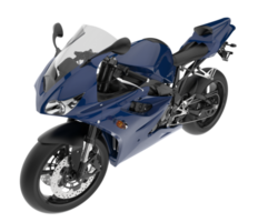 motociclo isolato su trasparente sfondo. 3d interpretazione - illustrazione png