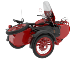 Motorrad isoliert auf transparentem Hintergrund. 3D-Rendering - Abbildung png