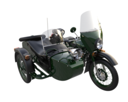 Motorcycle isolated on transparent background. 3d rendering - illustration png