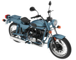 motocicleta isolada em fundo transparente. renderização 3D - ilustração png