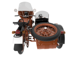 moto isolée sur fond transparent. rendu 3d - illustration png