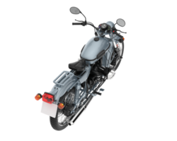 motocicleta aislada sobre fondo transparente. Representación 3d - ilustración png