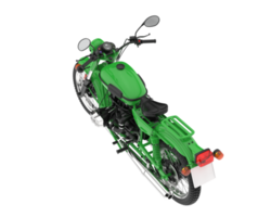 motocicleta isolada em fundo transparente. renderização 3D - ilustração png