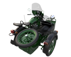 Motorrad isoliert auf transparentem Hintergrund. 3D-Rendering - Abbildung png