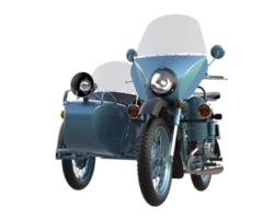 motorcykel isolerat på transparent bakgrund. 3d tolkning - illustration png