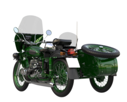 motorcykel isolerat på transparent bakgrund. 3d tolkning - illustration png