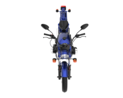 moto isolée sur fond transparent. rendu 3d - illustration png