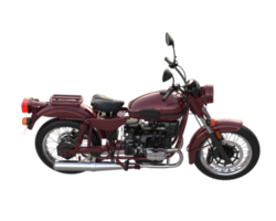 Motorcycle isolated on transparent background. 3d rendering - illustration png