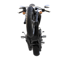 Motorrad isoliert auf transparentem Hintergrund. 3D-Rendering - Abbildung png