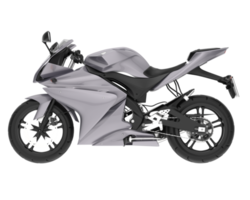 moto isolée sur fond transparent. rendu 3d - illustration png