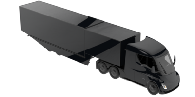 lastbil isolerat på transparent bakgrund. 3d tolkning - illustration png