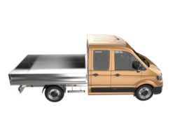 Cargo van isolated on transparent background. 3d rendering - illustration png