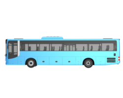 bus de ville isolé sur fond transparent. rendu 3d - illustration png
