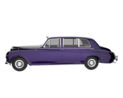 Modern car isolated on transparent background. 3d rendering - illustration png