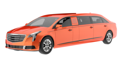 Modern car isolated on transparent background. 3d rendering - illustration png