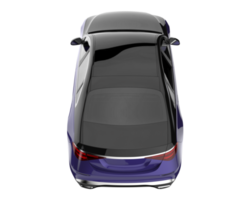 Modern car isolated on transparent background. 3d rendering - illustration png