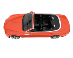 voiture moderne isolée sur fond transparent. rendu 3d - illustration png