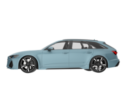 Modern car isolated on transparent background. 3d rendering - illustration png