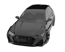 Modern car isolated on transparent background. 3d rendering - illustration png