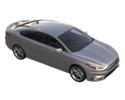 carro moderno isolado em fundo transparente. renderização 3D - ilustração png