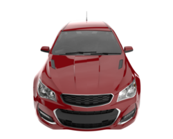 Modern car isolated on transparent background. 3d rendering - illustration png