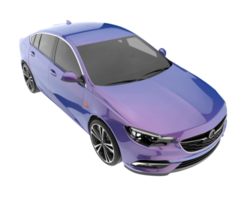 Modern car isolated on transparent background. 3d rendering - illustration png