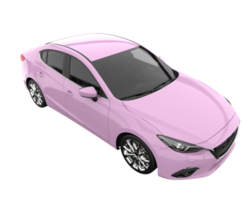 carro moderno isolado em fundo transparente. renderização 3D - ilustração png