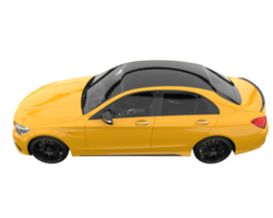 Modern car isolated on transparent background. 3d rendering - illustration png