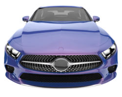 Modern car isolated on transparent background. 3d rendering - illustration png