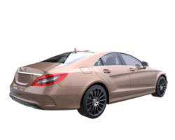 Modern car isolated on transparent background. 3d rendering - illustration png