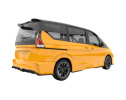 voiture moderne isolée sur fond transparent. rendu 3d - illustration png