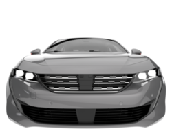 Modern car isolated on transparent background. 3d rendering - illustration png