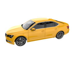 Modern car isolated on transparent background. 3d rendering - illustration png