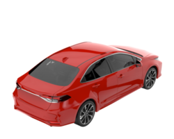 carro moderno isolado em fundo transparente. renderização 3D - ilustração png