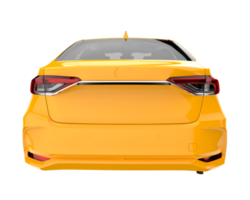 Modern car isolated on transparent background. 3d rendering - illustration png