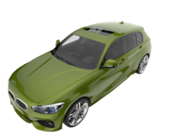 Modern car isolated on transparent background. 3d rendering - illustration png