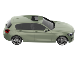 Modern car isolated on transparent background. 3d rendering - illustration png