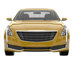 Modern car isolated on transparent background. 3d rendering - illustration png