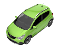 Modern car isolated on transparent background. 3d rendering - illustration png