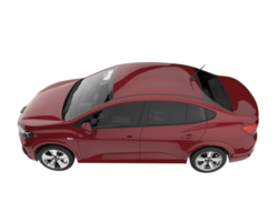 Modern car isolated on transparent background. 3d rendering - illustration png