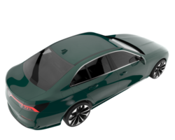 Modern car isolated on transparent background. 3d rendering - illustration png