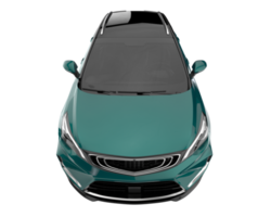 Modern car isolated on transparent background. 3d rendering - illustration png