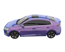 Modern car isolated on transparent background. 3d rendering - illustration png