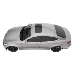 coche moderno aislado sobre fondo transparente. Representación 3d - ilustración png