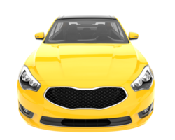 Modern car isolated on transparent background. 3d rendering - illustration png