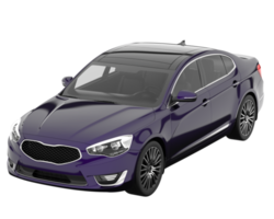 carro moderno isolado em fundo transparente. renderização 3D - ilustração png