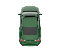 Modern car isolated on transparent background. 3d rendering - illustration png