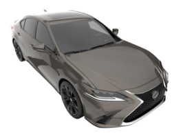 Modern car isolated on transparent background. 3d rendering - illustration png