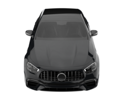 Modern car isolated on transparent background. 3d rendering - illustration png