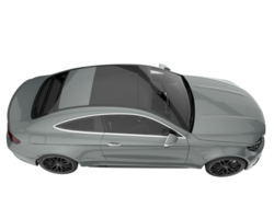 voiture moderne isolée sur fond transparent. rendu 3d - illustration png